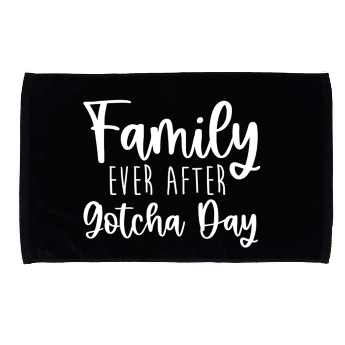 Family Ever After Gotcha Day Adoption Foster Care Fostering Gift Microfiber Hand Towel