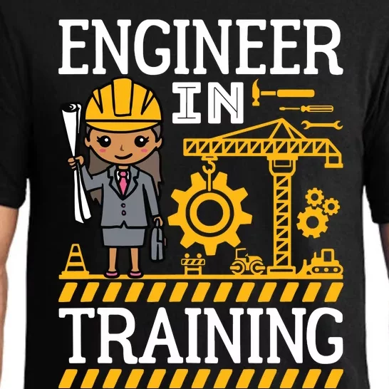 Future Engineer African American Engineer In Training Girl Pajama Set