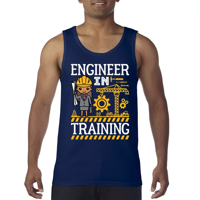 Future Engineer African American Engineer In Training Girl Tank Top