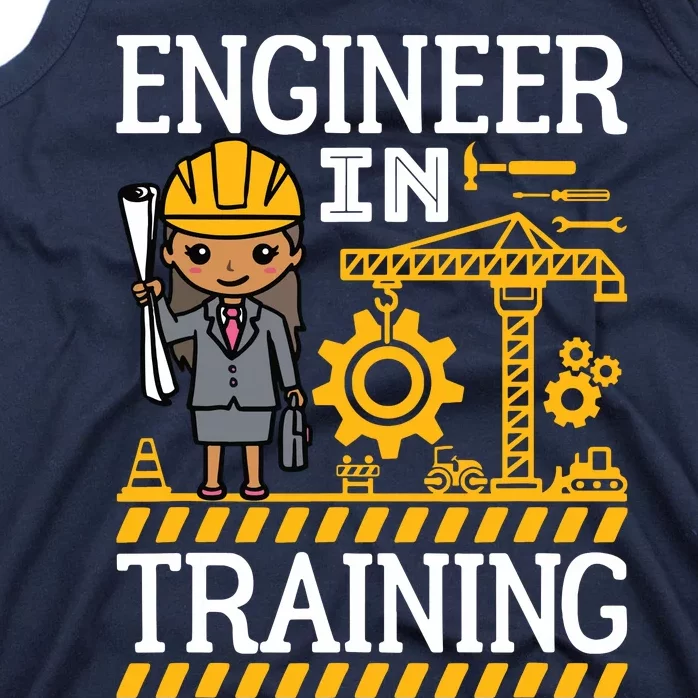 Future Engineer African American Engineer In Training Girl Tank Top