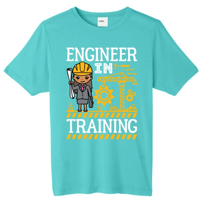 Future Engineer African American Engineer In Training Girl ChromaSoft Performance T-Shirt