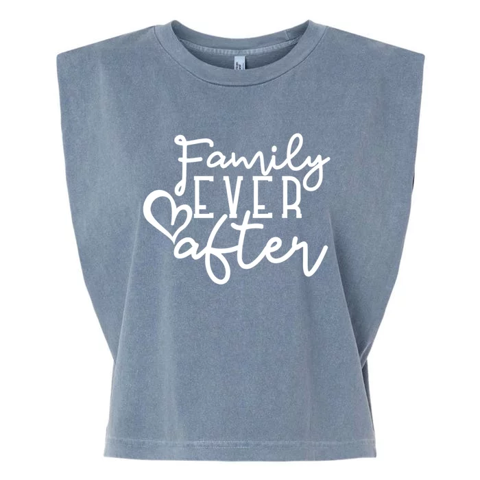 Family Ever After Gift Garment-Dyed Women's Muscle Tee