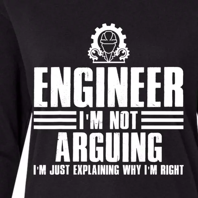 Funny Engineer Art Mechanic Electrical Engineering Gift Womens Cotton Relaxed Long Sleeve T-Shirt