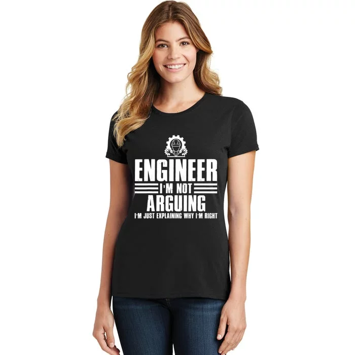 Funny Engineer Art Mechanic Electrical Engineering Gift Women's T-Shirt