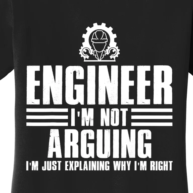 Funny Engineer Art Mechanic Electrical Engineering Gift Women's T-Shirt