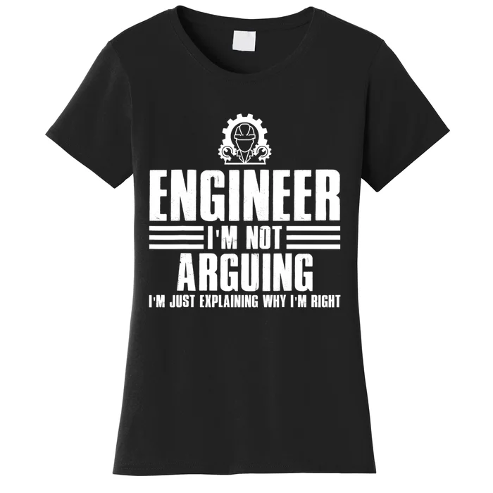 Funny Engineer Art Mechanic Electrical Engineering Gift Women's T-Shirt