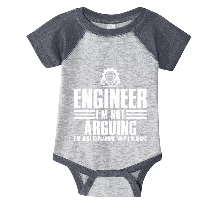 Funny Engineer Art Mechanic Electrical Engineering Gift Infant Baby Jersey Bodysuit