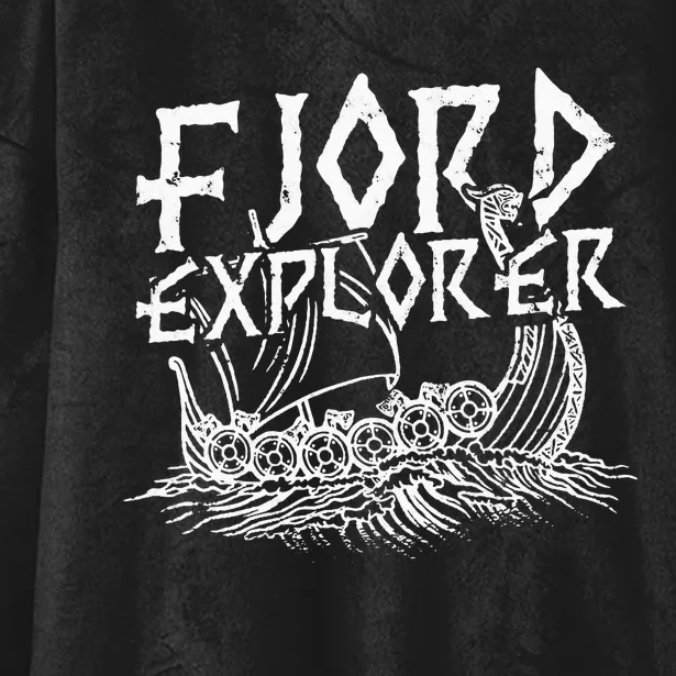 FJORD EXPLORER Awesome and epic scandinavian beard Hooded Wearable Blanket