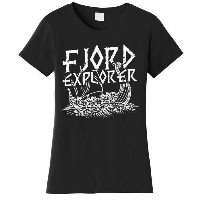 FJORD EXPLORER Awesome and epic scandinavian beard Women's T-Shirt