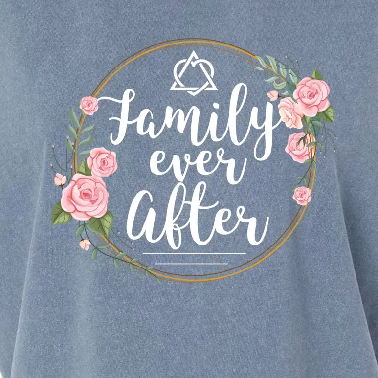 Family Ever After Adopt Adoption Family As Gotcha Day Gift Garment-Dyed Women's Muscle Tee