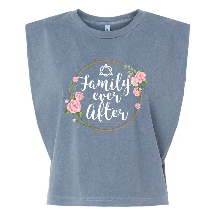 Family Ever After Adopt Adoption Family As Gotcha Day Gift Garment-Dyed Women's Muscle Tee