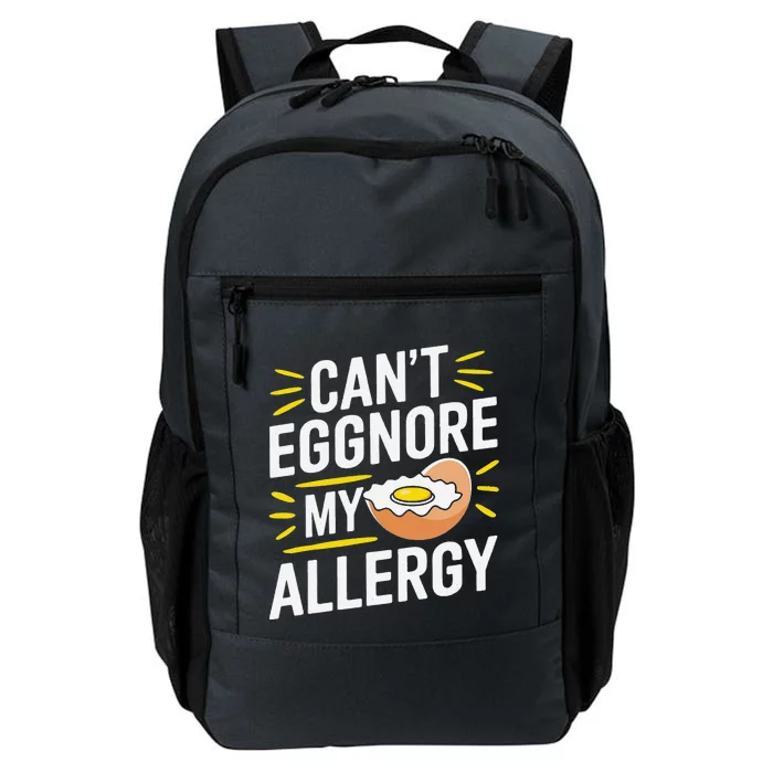 Funny Egg Allergy Pun Egg Tolerance Egg Intolerance Daily Commute Backpack