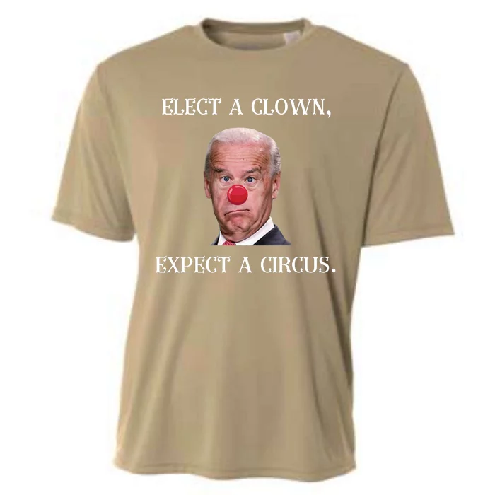 Funny Elect A Clown, Expect A Circus Biden Design #FJB 2021 1 Cooling Performance Crew T-Shirt