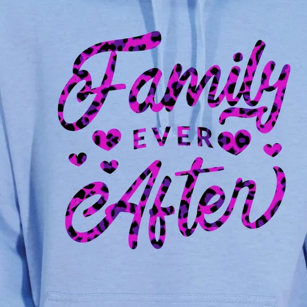 Family Ever After Gift Proud Adoption Quote Adopted Saying Great Gift Unisex Surf Hoodie