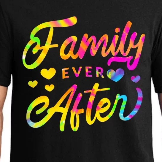 Family Ever After Funny Gift Proud Adoption Quote Adopted Saying Gift Pajama Set