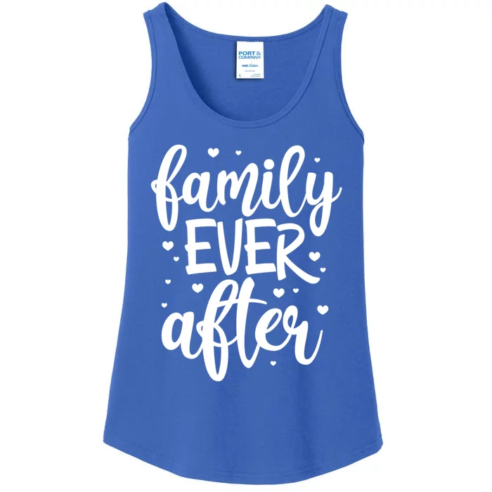 Family Ever After Adoption Foster Mom Dad Gotcha Day Cute Gift Ladies Essential Tank