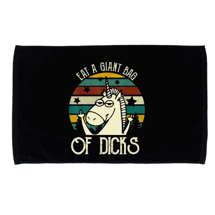 Funny Eat A Bag Of Dicks Gift Microfiber Hand Towel