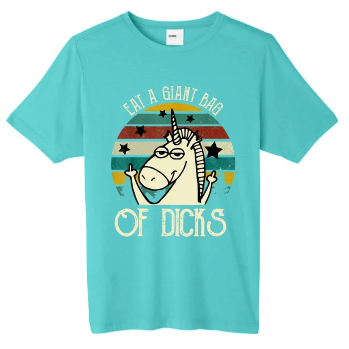 Funny Eat A Bag Of Dicks Gift ChromaSoft Performance T-Shirt