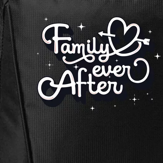 Family Ever After Adoption Gift City Backpack