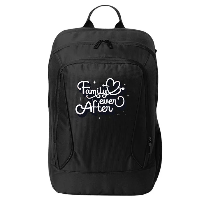 Family Ever After Adoption Gift City Backpack