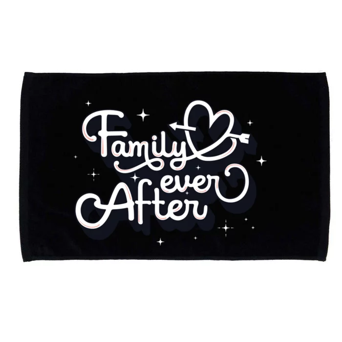 Family Ever After Adoption Gift Microfiber Hand Towel