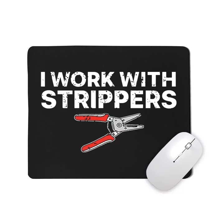 Funny Electrician Art For Dad Electronics Engineer Humor Mousepad