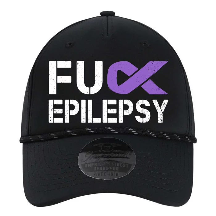 Fuck Epilepsy Awareness Month Purple Ribbon Warrior Fighter Cute Gift Performance The Dyno Cap