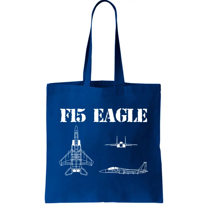 F15 Eagle Airplane Pilot Tote Bag