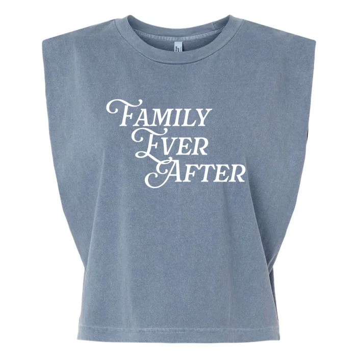 Family Ever After Adopt Adopted Adoption Month Gotcha Day Cute Gift Garment-Dyed Women's Muscle Tee