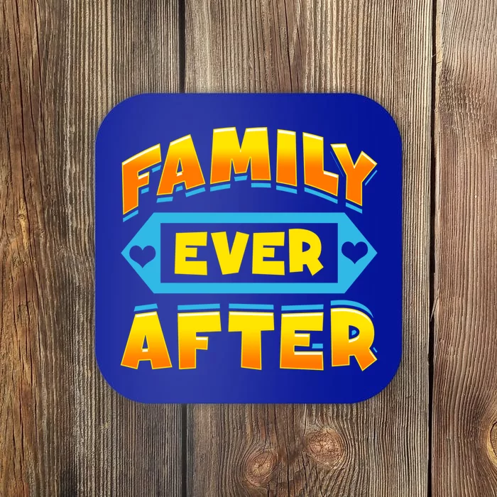 Family Ever After Happy Adoption Awareness Month Cute Gift Coaster