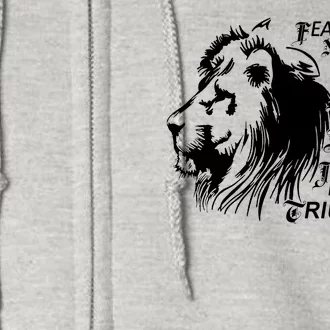 Fear Not For Jesus The Lion Of Judah Has Triumphed Full Zip Hoodie