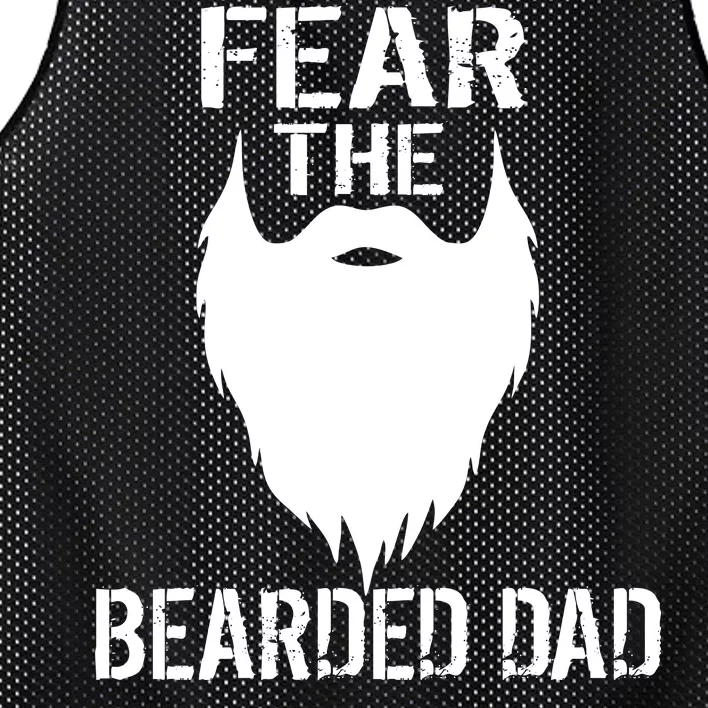 Fear The Bearded Dad Mesh Reversible Basketball Jersey Tank