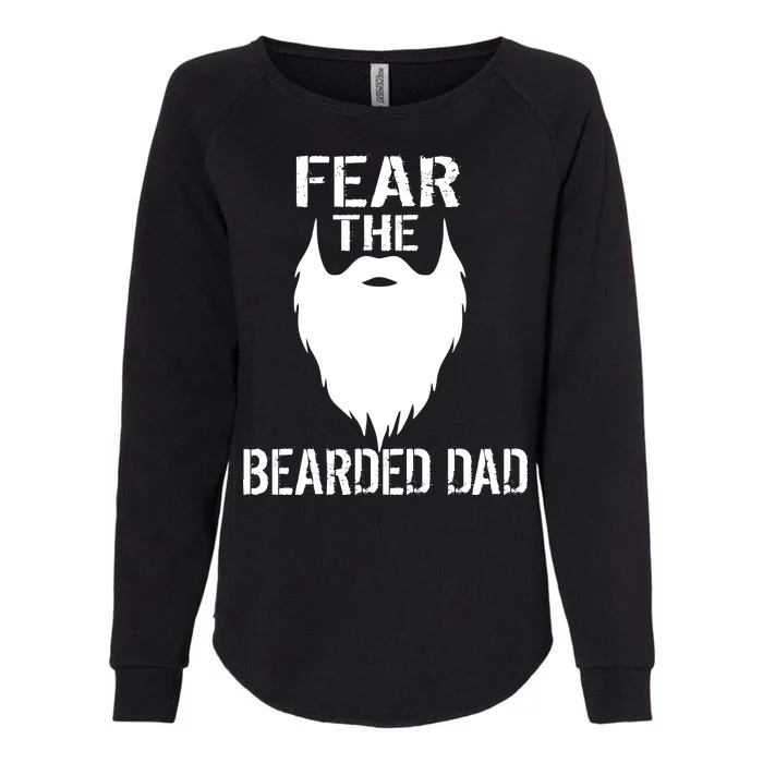 Fear The Bearded Dad Womens California Wash Sweatshirt