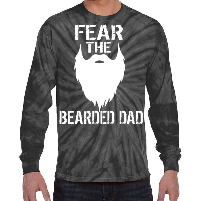 Fear The Bearded Dad Tie-Dye Long Sleeve Shirt