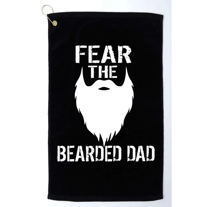 Fear The Bearded Dad Platinum Collection Golf Towel