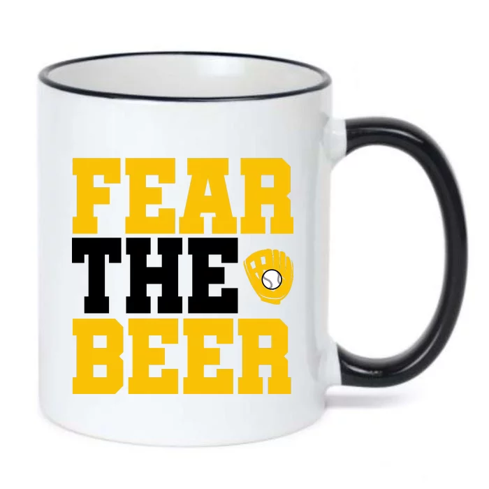 Fear The Beer Milwaukee Baseball Black Color Changing Mug