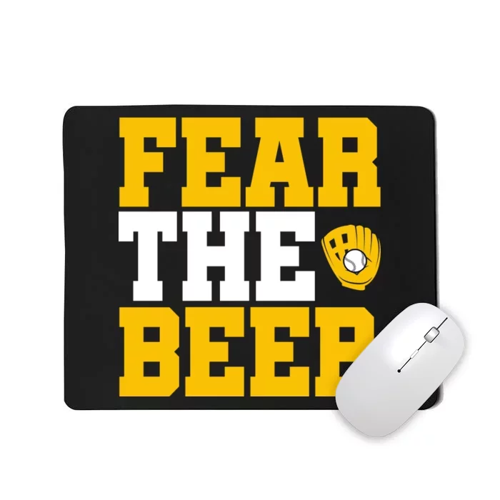 Fear The Beer Milwaukee Baseball Mousepad