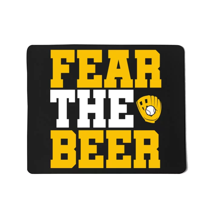 Fear The Beer Milwaukee Baseball Mousepad