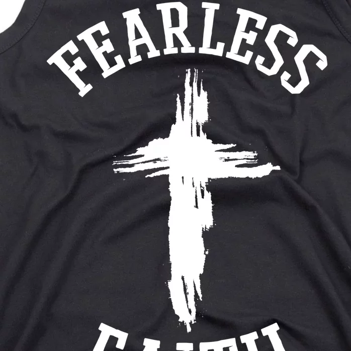 Fearless Faith Be Strong And Courageous Tank Top