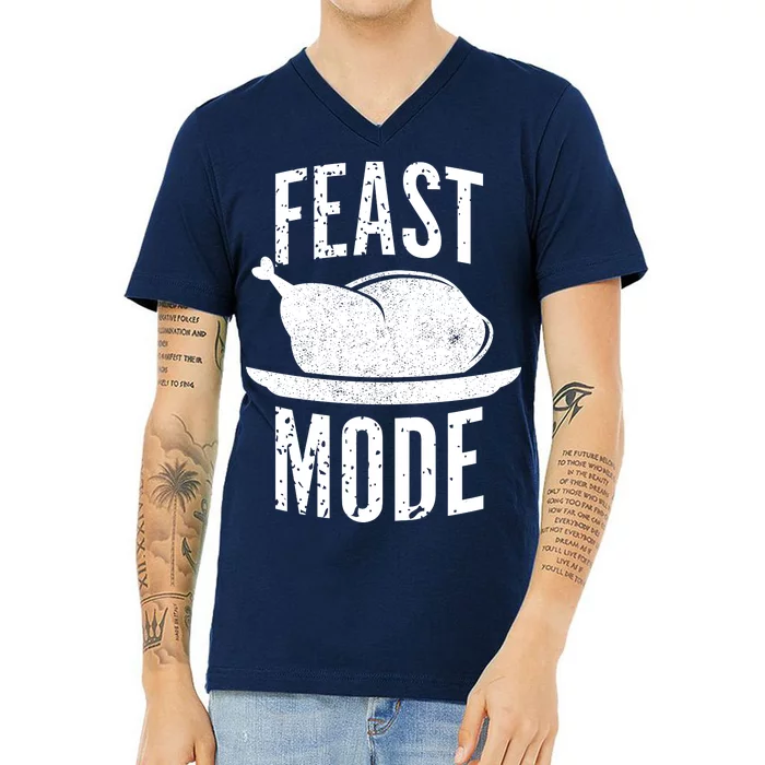 Feast Mode V-Neck T-Shirt