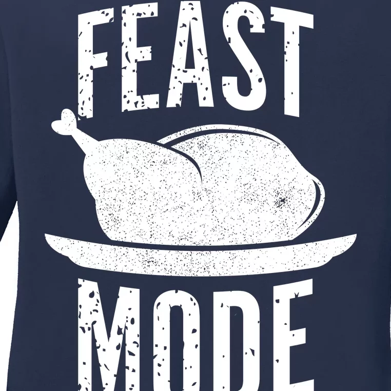 Feast Mode Ladies Long Sleeve Shirt