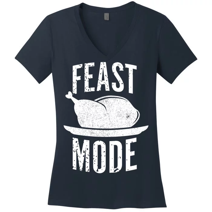 Feast Mode Women's V-Neck T-Shirt