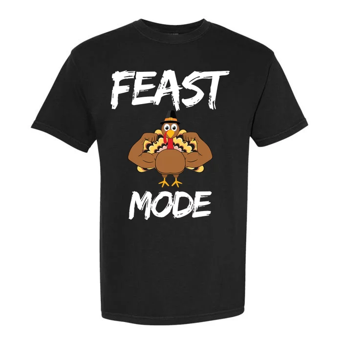 Feast Mode Thanksgiving Turkey Biceps Garment-Dyed Heavyweight T-Shirt