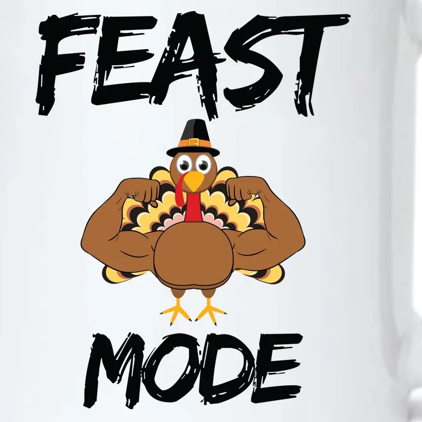 Feast Mode Thanksgiving Turkey Biceps Black Color Changing Mug