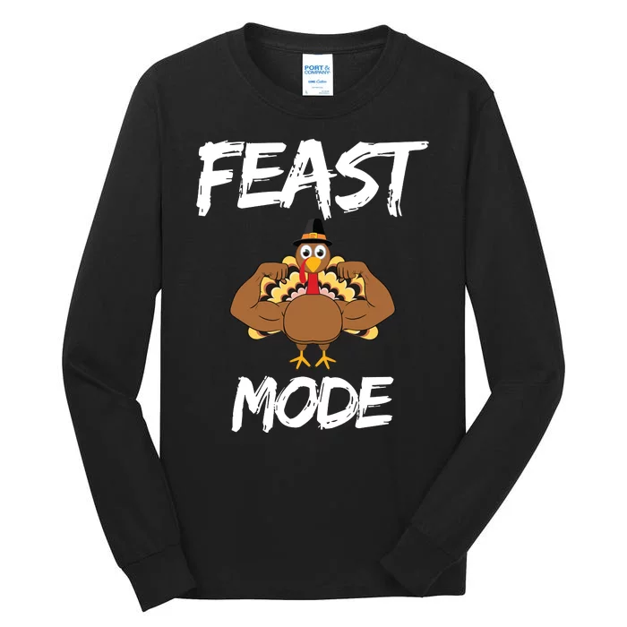 Feast Mode Thanksgiving Turkey Biceps Tall Long Sleeve T-Shirt