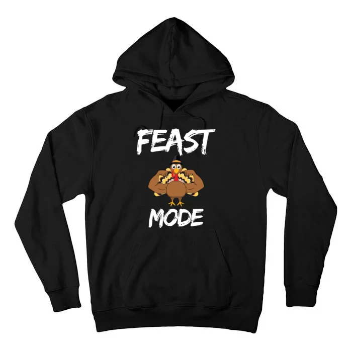 Feast Mode Thanksgiving Turkey Biceps Tall Hoodie