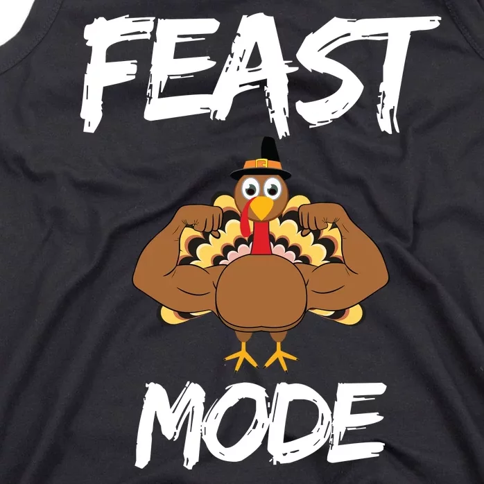 Feast Mode Thanksgiving Turkey Biceps Tank Top