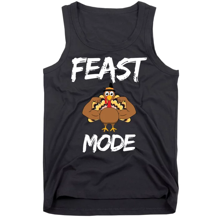 Feast Mode Thanksgiving Turkey Biceps Tank Top