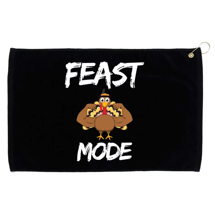 Feast Mode Thanksgiving Turkey Biceps Grommeted Golf Towel