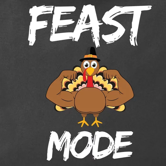 Feast Mode Thanksgiving Turkey Biceps Zip Tote Bag